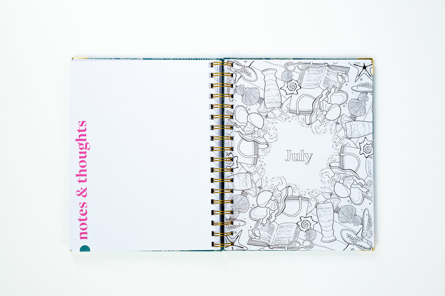planner with coloring pages